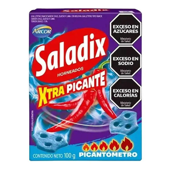 SALADIX CAJA XTRA PICANTE X100G*6*4