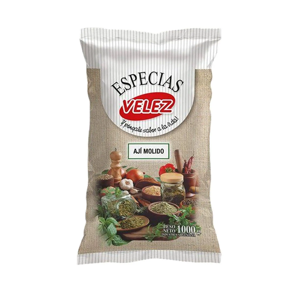 VELEZ ESPECIAS AJI MOLIDO 1KG