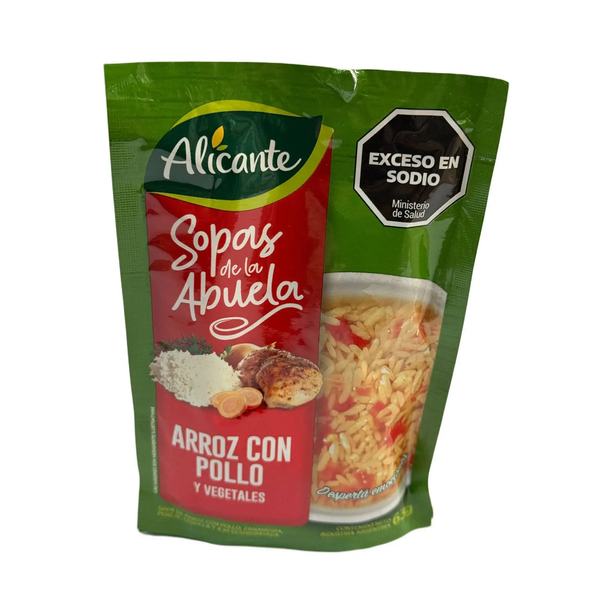 ALICANTE SOPA DE LA ABUELA ARROZ CON POLLO 63G *10