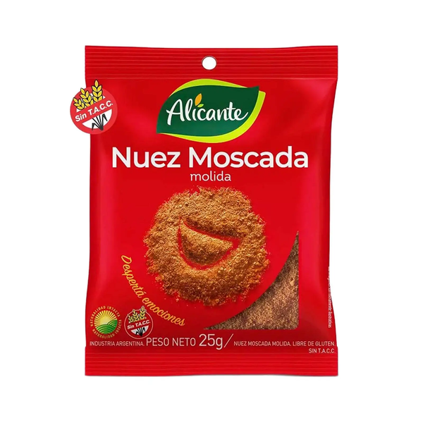 NUEZ MOSCADA MOLIDA ALICANTE X 25G*25
