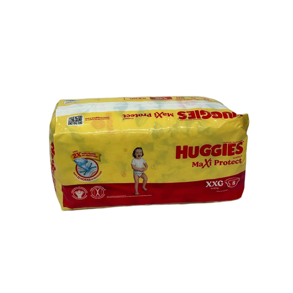 PAÑAL HUGGIES  AMARILLOx8u XXG*12