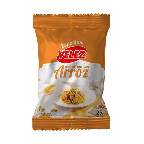 VELEZ CONDIMENTO PARA ARROZ 25G *10