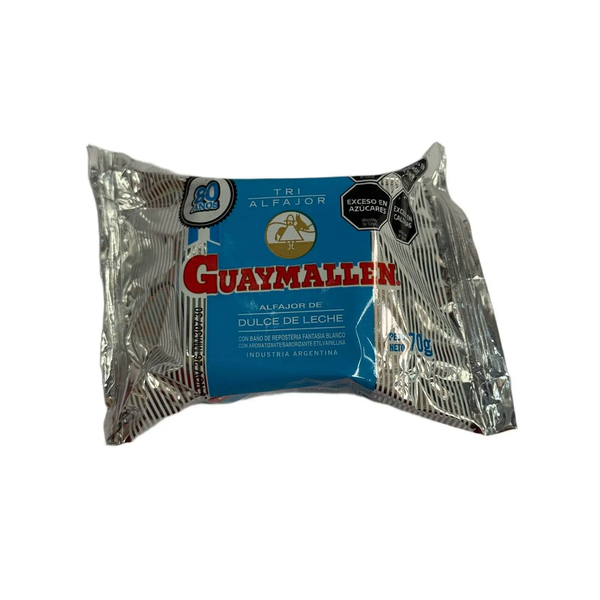 ALFAJOR GUAYMALLEN BLANCO TRIPLE 70G *24