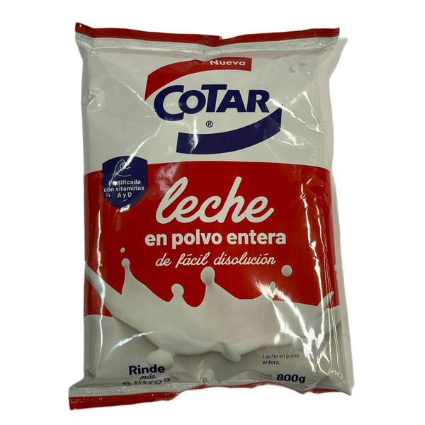 COTAR LECHE EN POLVO ENTERA 800G*14