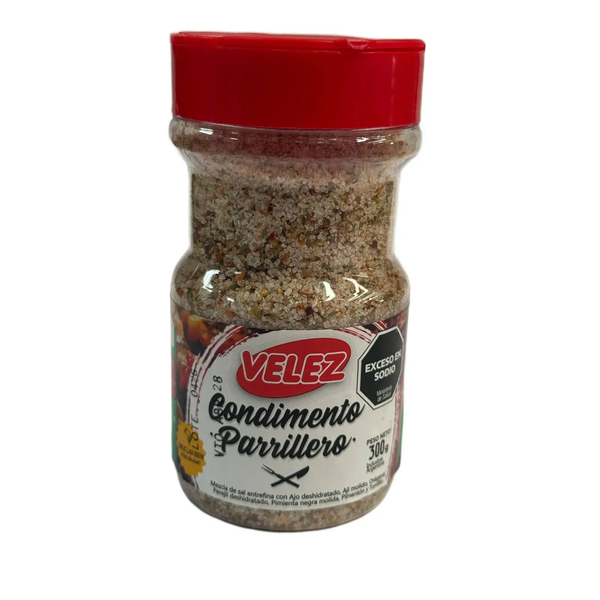 VELEZ SAL CONDIMENTO PARRILLERO 300G *6